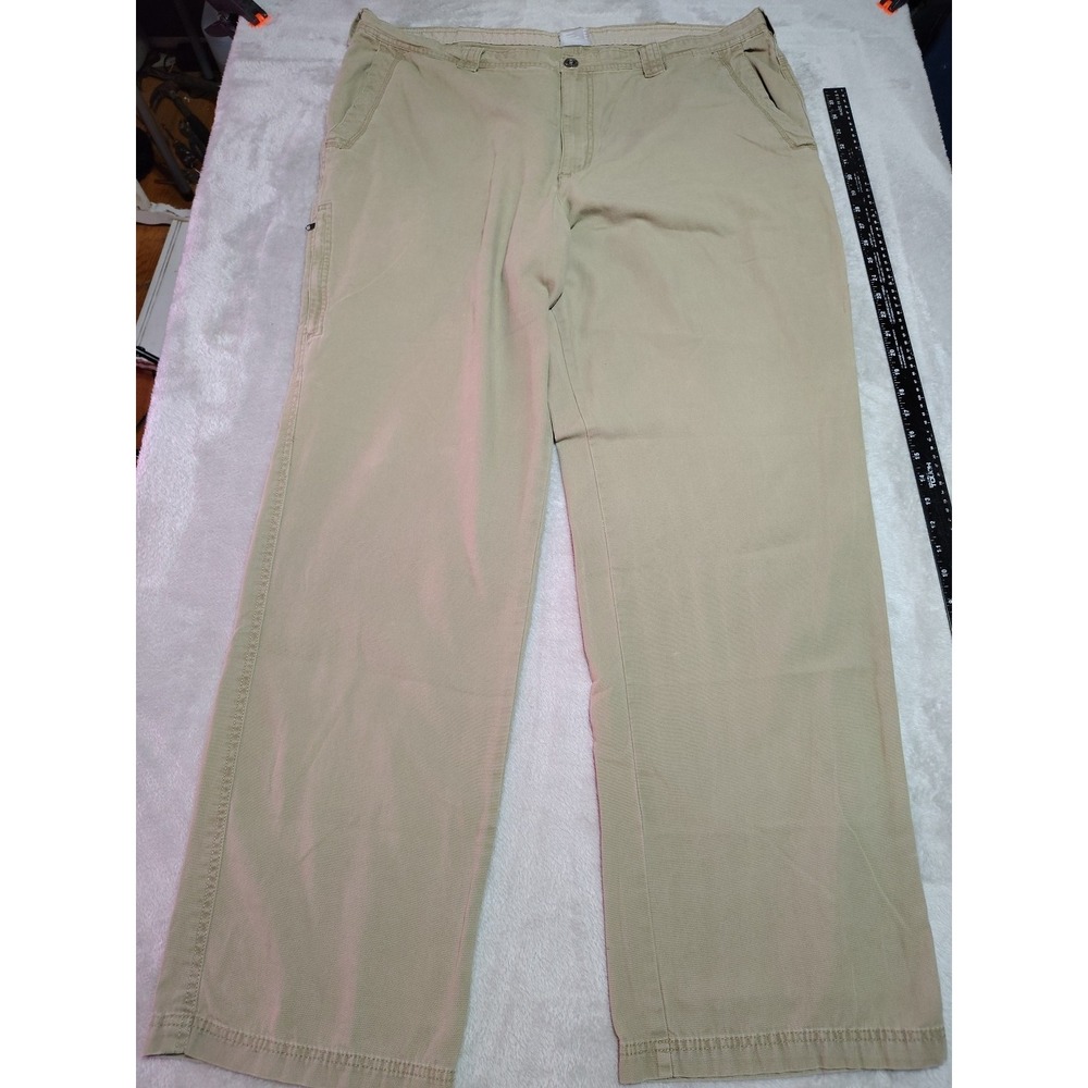 Columbia Pants Men 44/35 Tan Utility Pocket Hiking Outdoors Activity Durable